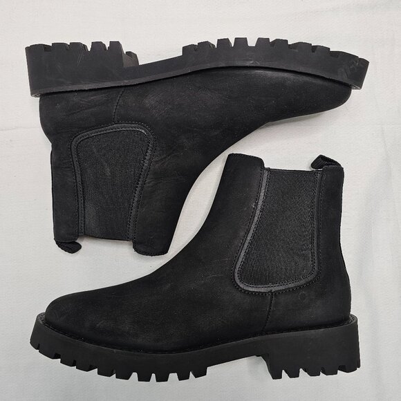 Thursday Boot Co Legend Chelsea Matte Black Suede Leather Women's Size US 8.5 - Picture 7 of 10